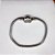 PULSEIRA AÇO INOX ESTILO PANDORA FECHO CORAÇÃO Nº18 - PRATEADA - Imagem 4