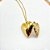 RELICÁRIO AÇO INOXIDÁVEL  45CM CORAÇÃO COM DETALHES VAZADOS - DOURADO - Imagem 7