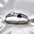 BRACELETE AÇO INOXIDÁVEL CORAÇÃO PRETO E PEROLADO - PRATEADO - Imagem 3