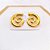 BRINCO AÇO INOXIDÁVEL ESPIRAL - DOURADO - Imagem 1