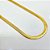 COLAR FITA / MALHA 4MM 45CM AÇO INOXIDÁVEL - DOURADO - Imagem 2