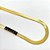 COLAR AÇO INOXIDÁVEL 45CM FITA MALHA PEDRA NAVETE PRETA - DOURADO - Imagem 2