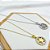 COLAR AÇO INOXIDÁVEL 45CM PINGENTE ESTRELA DE DAVI CRAVEJADO STRASS - DOURADO - Imagem 3