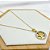 COLAR AÇO INOXIDÁVEL 45CM PINGENTE ESTRELA DE DAVI CRAVEJADO STRASS - DOURADO - Imagem 1