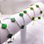 PULSEIRA AÇO INOX PRATEADA - TREVO VERDE - Imagem 3