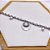 PULSEIRA  AÇO INOX PINGENTE CONCHA PEROLADA E PÉROLAS PRATEADA - CONCHA - Imagem 2