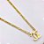 COLAR AÇO INOXIDÁVEL 45CM ELO FÍGARO PINGENTE INSPIRE-SE - DOURADO - Imagem 2