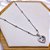 COLAR AÇO INOXIDÁVEL 45CM BOLINHAS PINGENTE CORAÇÃO STRASS ÁRVORE DA VIDA - PRATEADO - Imagem 1