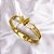 BRACELETE AÇO INOXIDÁVEL BORBOLETA DIAMANTADA - DOURADO - Imagem 4