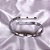 BRACELETE AÇO INOXIDÁVEL CRAVEJADO PEDRAS CRISTAL - PRATEADO - Imagem 4