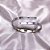 BRACELETE AÇO INOXIDÁVEL CRAVEJADO PEDRAS CRISTAL - PRATEADO - Imagem 2