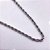 CORRENTE AÇO INOXIDÁVEL 60CM CORDÃO BAIANO 3.0MM - PRATEADA - Imagem 2
