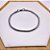 PULSEIRA AÇO INOXIDÁVEL 20CM RABO DE RATO  3.2MM - PRATEADA - Imagem 2