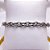 PULSEIRA AÇO INOXIDÁVEL 20CM ELO CADEADO  REDONDO 1.8MM - PRATEADA - Imagem 2