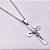COLAR AÇO INOXIDÁVEL 45CM PINGENTE CRUCIFIXO JESUS - PRATEADO - Imagem 2