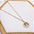 COLAR AÇO INOXIDÁVEL 45CM PINGENTE ÁRVORE DA VIDA CRAVEJADO STRASS - DOURADO - Imagem 1