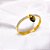 BRACELETE AÇO INOXIDÁVEL CRAVEJADO STRASS - DOURADO - Imagem 2