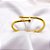 BRACELETE AÇO INOXIDÁVEL PREGO - DOURADO - Imagem 2