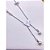COLAR AÇO INOXIDÁVEL 45 CM COM PÉROLAS PINGENTE CORAÇÃO PEROLADO - PRATEADO - Imagem 2