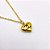 COLAR AÇO INOXIDÁVEL 45 CM PINGENTE CORAÇÃO INSPIRE-SE - DOURADO - Imagem 2