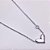 COLAR AÇO INOXIDÁVEL 45 CM PINGENTE CORAÇÃO - PRATEADO - Imagem 2