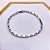PULSEIRA AÇO INOX TIJOLINHO 3.0MM ELO QUADRADO 22 CM - PRATEADA - Imagem 2