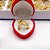 ANEL ACO INOXIDAVEL BORBOLETAS 3D DIAMANTADA - DOURADO - Imagem 2