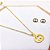 CONJUNTO COLAR  E BRINCO AÇO INOXIDÁVEL INSPIRE-SE - DOURADO - Imagem 3