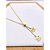 COLAR AÇO INOXIDÁVEL 45 CM GRAVATINHA INSPIRE-SE - DOURADO - Imagem 1