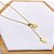 COLAR AÇO INOXIDÁVEL 45 CM PINGENTE PÊNDULO INSPIRE-SE - DOURADO - Imagem 1
