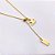 COLAR AÇO INOXIDÁVEL 45 CM PINGENTE PÊNDULO INSPIRE-SE - DOURADO - Imagem 2