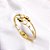 BRACELETE AÇO INOXIDÁVEL PEROLADO - DOURADO - Imagem 1