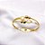 BRACELETE AÇO INOXIDÁVEL PEROLADO - DOURADO - Imagem 2
