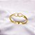 BRACELETE AÇO INOXIDÁVEL PEROLADO - DOURADO - Imagem 2