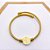 BRACELETE AÇO INOXIDÁVEL SÃO BENTO - DOURADO - Imagem 2