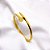 BRACELETE AÇO INOXIDÁVEL PREGO CORAÇÃO - DOURADO - Imagem 1