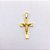 PINGENTE AÇO INOXIDÁVEL CRUCIFIXO - DOURADO - Imagem 2