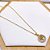 COLAR AÇO INOX 45 CM  PINGENTE ÁRVORE DA VIDA STRASS - DOURADO - Imagem 1