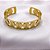 BRACELETE AÇO INOXIDÁVEL NOSSA SENHORA - DOURADO - Imagem 2