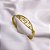 BRACELETE AÇO INOXIDÁVEL CORAÇÕES - DOURADO - Imagem 1