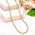 CORRENTE AÇO INOXIDÁVEL 45CM CORDÃO BAIANO 08 - DOURADO - Imagem 1