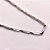 CORRENTE AÇO INOX BAMBU 3.0MM JESUS 60CM - PRATEADO - Imagem 2