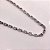 CORRENTE AÇO INOXIDAVEL TIJOLINHO 3.0MM  60CM - PRATEADA - Imagem 2