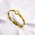 BRACELETE AÇO INOXIDÁVEL ALGARISMOS ROMANOS DOURADO - PEROLADO - Imagem 2