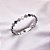 BRACELETE AÇO INOXIDÁVEL TREVO PEROLADO E PRETO  - PRATEADO - Imagem 1
