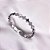 BRACELETE AÇO INOXIDÁVEL TREVO PEROLADO E PRETO  - PRATEADO - Imagem 3