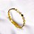 BRACELETE AÇO INOXIDÁVEL TREVO PEROLADO E PRETO  - DOURADO - Imagem 2