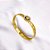 BRACELETE AÇO INOXIDÁVEL INSPIRE-SE CRAVEJADO - DOURADO - Imagem 3