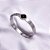 BRACELETE AÇO INOXIDÁVEL TREVO PRETO - PRATEADO - Imagem 3