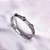 BRACELETE AÇO INOXIDÁVEL ALGARISMOS ROMANOS E PEDRA CRISTAL - PRATEADO - Imagem 3